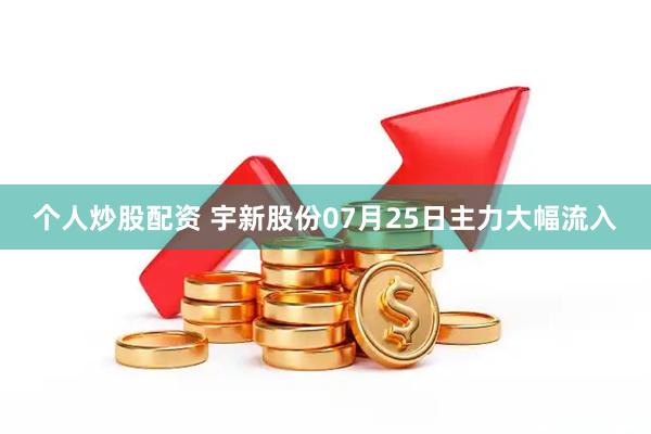 个人炒股配资 宇新股份07月25日主力大幅流入